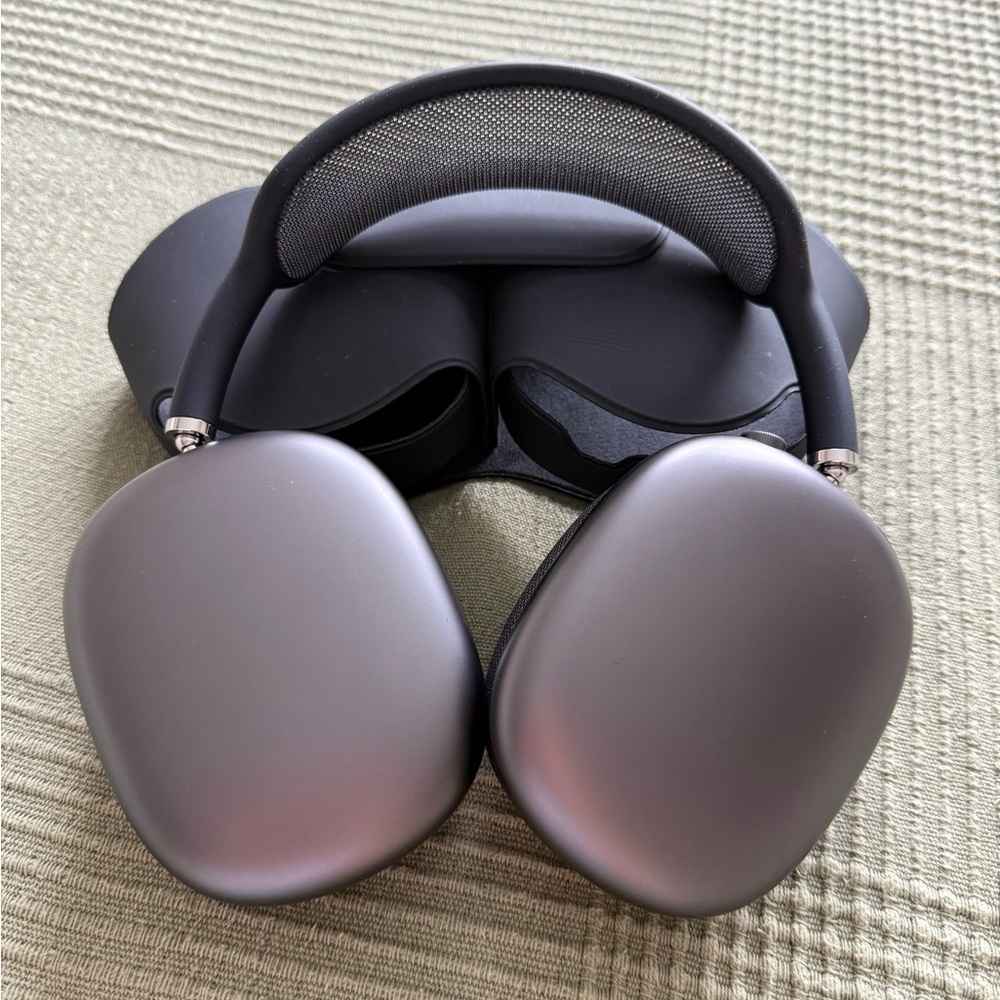 Apple Black and Silver Over-Ear Headphones